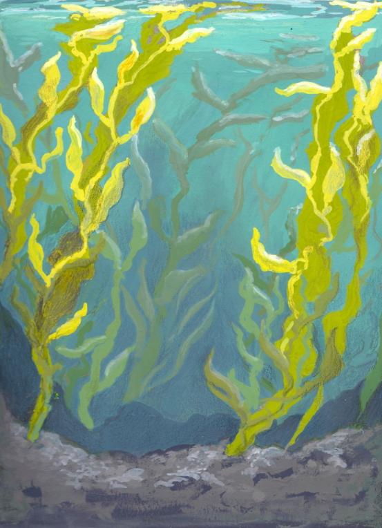 Kelp Ocean Painting
